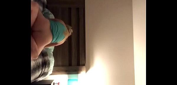  Blonde milf taking mase619 thick uncut dick! Eating my cock and cum.